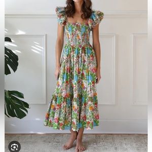 Mille Olympia Dress in Summer Garden